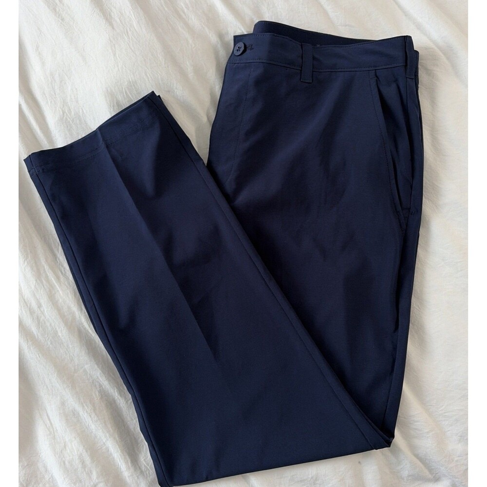 Izod navy blue Performance Stretch Flex Golf Pants Mens Size 38x30 excellent